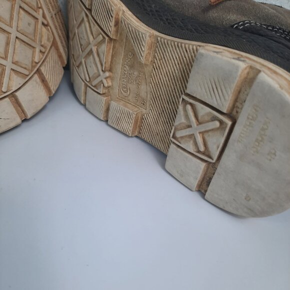 Vintage Converse Leather All Star Sneaker Boot Chuck Taylor Hi-Top 8.5 Mens W 10 - Picture 3 of 7